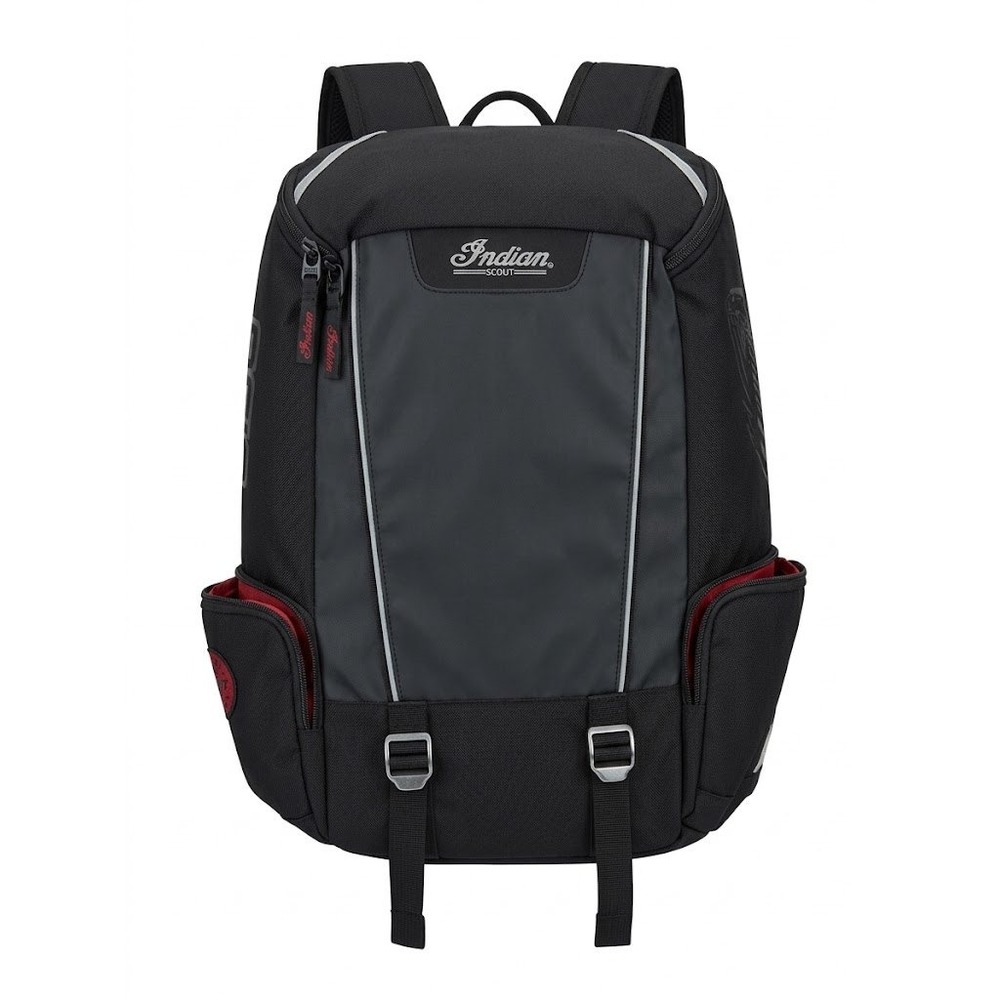 Indian Motorcycle Scout OGIO Backpack Black Red Moto Commuter Bag - CJ